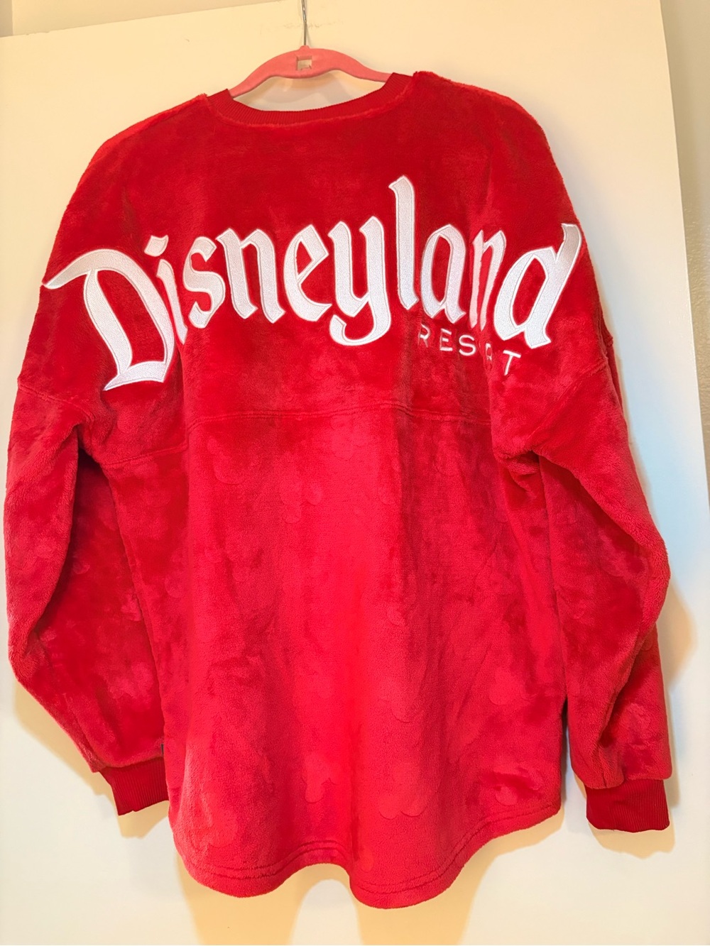 Disneyland Resort Women's Red Pullover Sweater